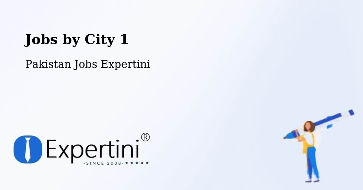 City Jobs in Pakistan - Expertini