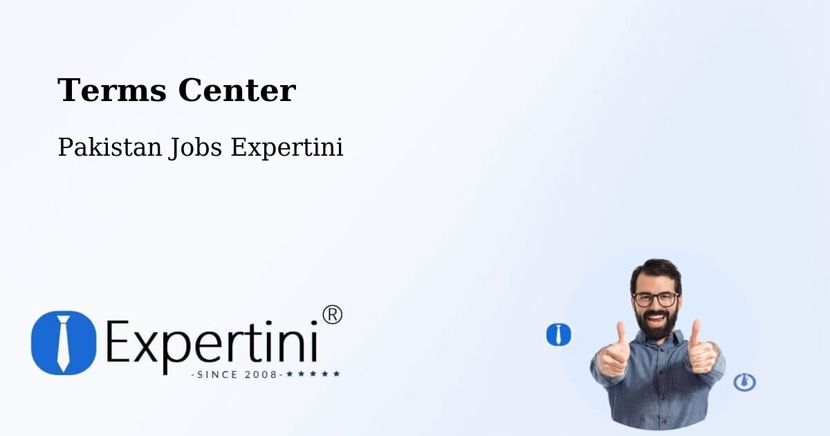 Terms of Service – Khuzdar - Pakistan Jobs Expertini